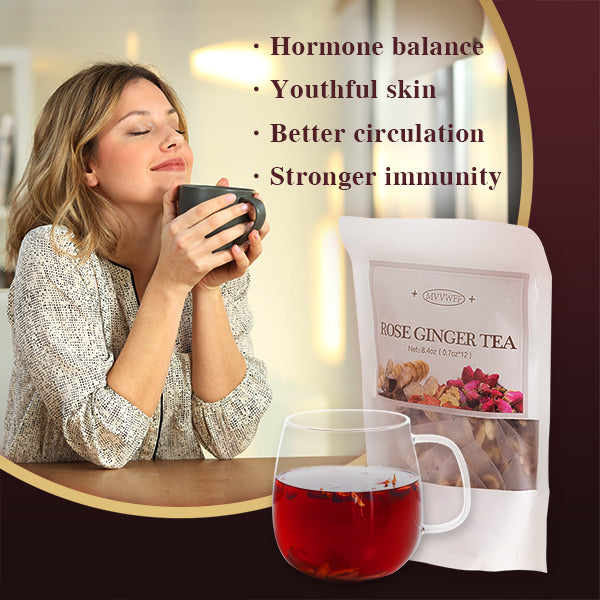 Rose Ginger Tea - Ladies' Essentials - MVVVWFF